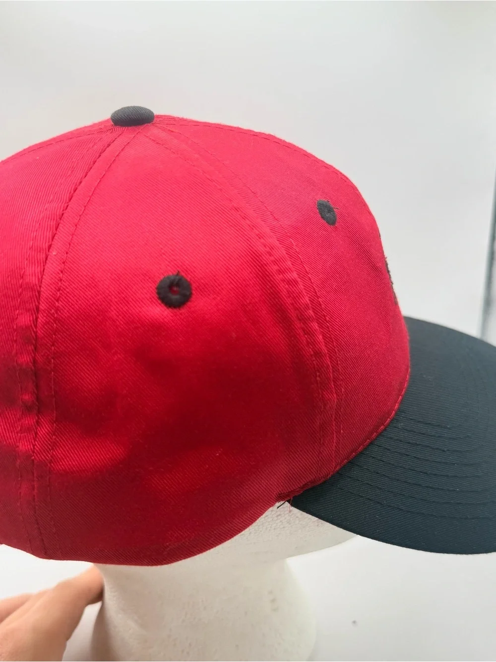 Pizza Hut Hat Red Black Brim Adjustable Uniform Cap